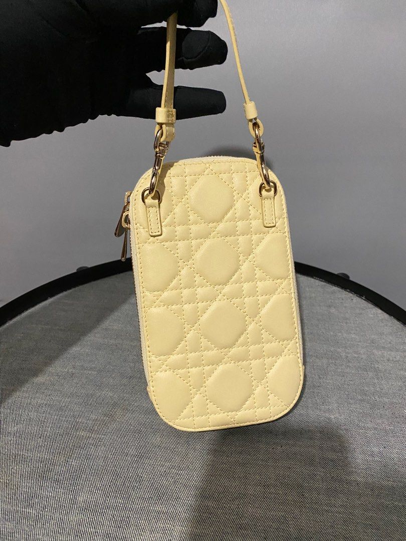 (RTP 1,800) DIOR LADY DIOR PHONE HOLDER CROSSBODY BAG, Luxury, Bags