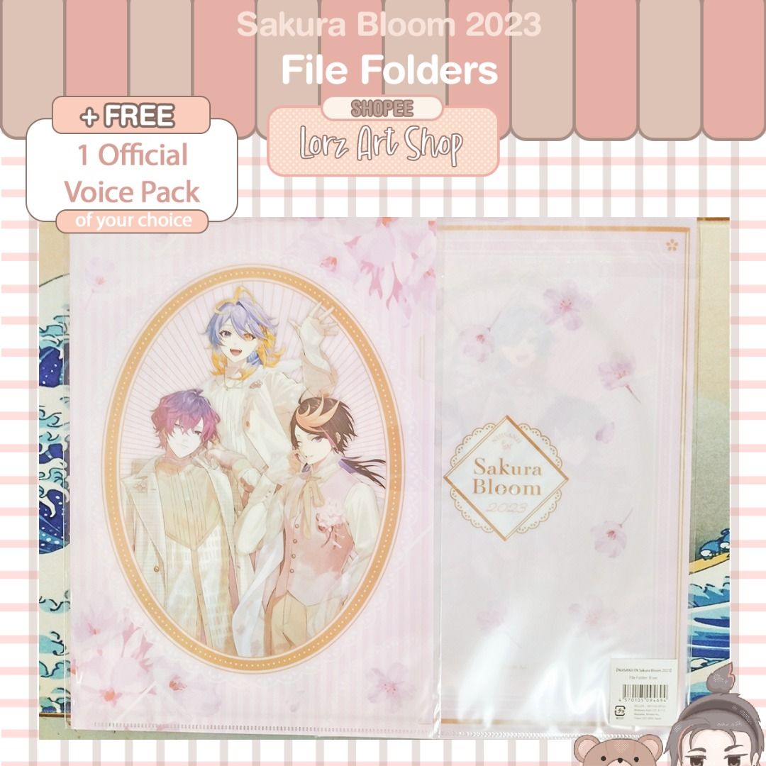 Sakura Bloom 2023 File Folders NIJISANJI EN Shu Yamino Uki Violeta