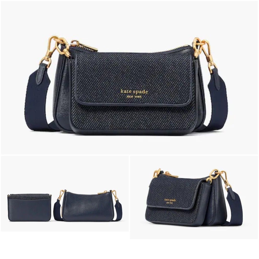 Morgan Denim Double Up Crossbody