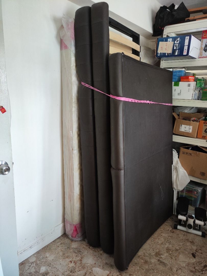 Seahorse queen size storage bed frame and mattress., Furniture & Home