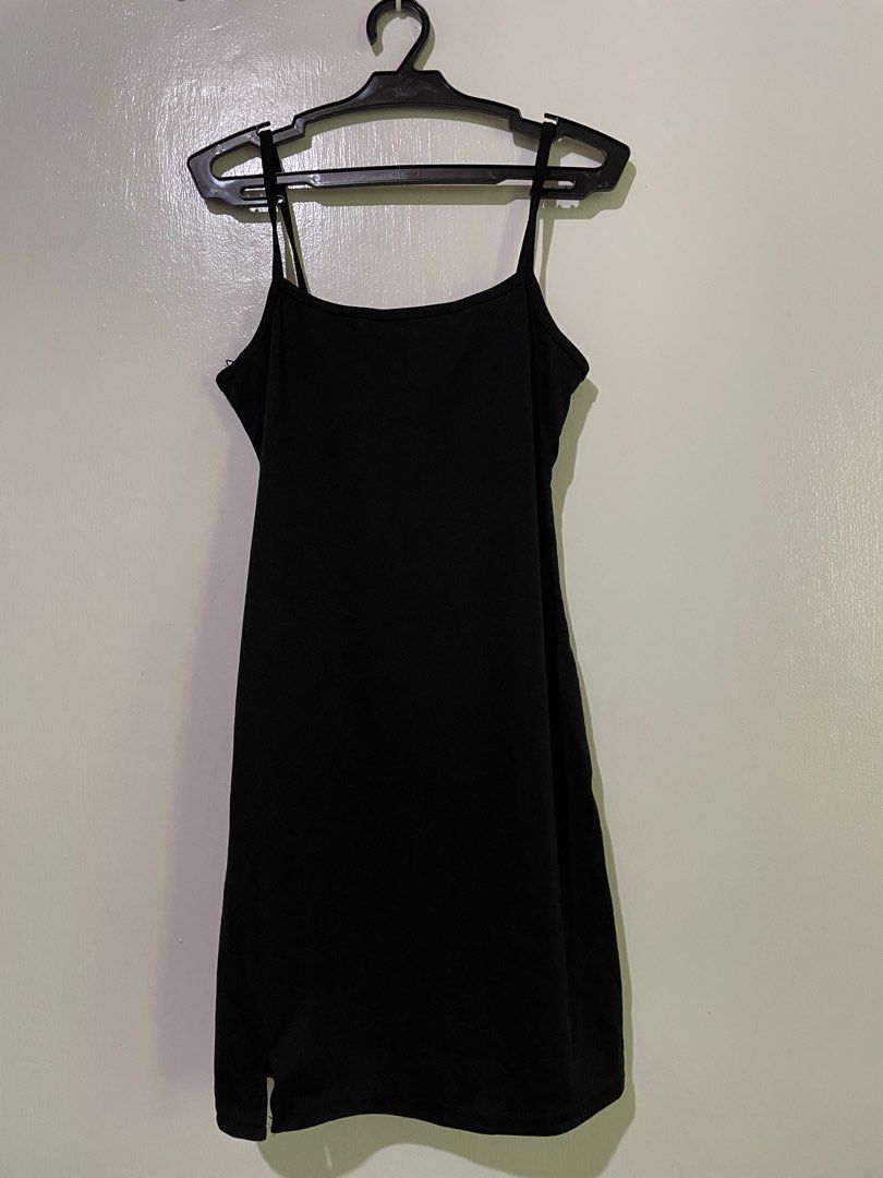 Sexy Black Dress (Category: Dresses) located in Legazpi City. Submitted by handsatanizer (Listing ID 1230590551, Image 1). Description: Mini Dress with Slit Size XS-S.