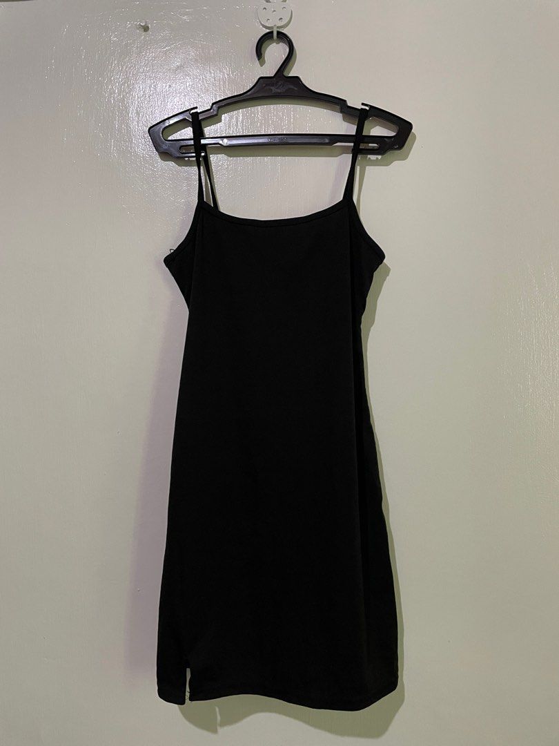 Sexy Black Dress (Category: Dresses) located in Legazpi City. Submitted by handsatanizer (Listing ID 1230590551, Image 2). Description: Mini Dress with Slit Size XS-S.