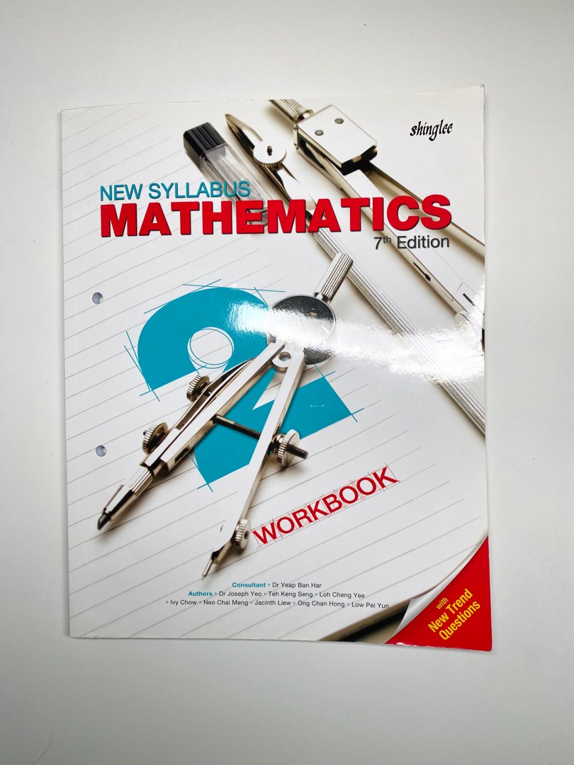 Shinglee New Syllabus Mathematics 7th Edition Book 2 Hobbies Toys Shinglee New Syllabus Mathematics 7th Edition Book 2 Hobbies Toys