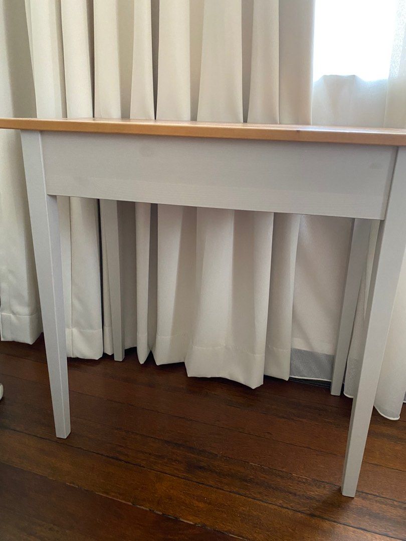 Side Table (Category: Tables & Sets) located in Singapore. Submitted by recyclebery (Listing ID 1230612467, Image 1). Description: Guest room side table Wooden top One drawer 79 cm length, 40cm width and 74cm height Price negotiable .