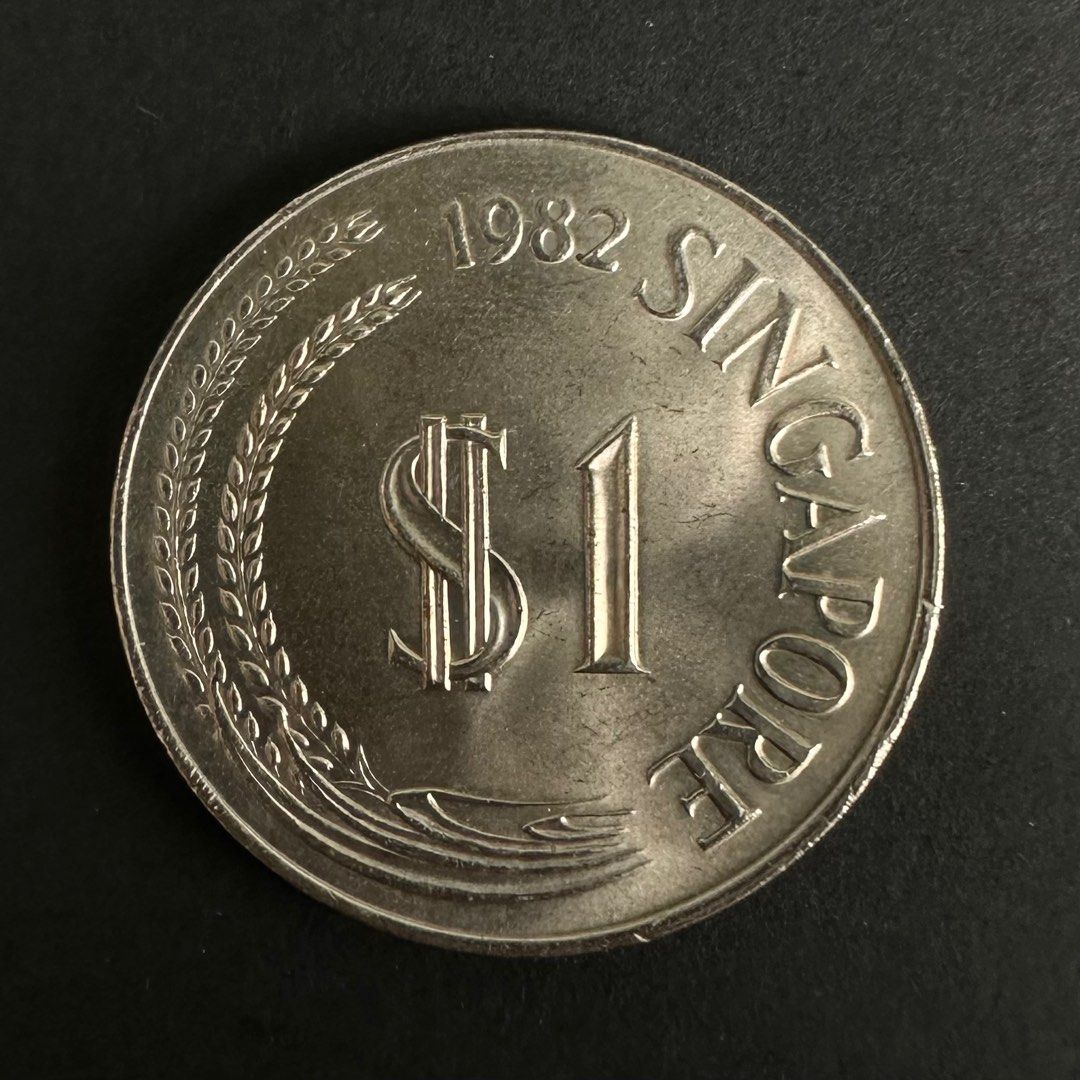Singapore 1st Series 1982 1 Dollar $1 Coin, Hobbies & Toys, Memorabilia ...