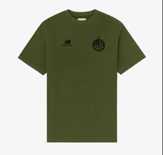 [Size M Brand New] green Aime Leon Dore x New Balance 991 Club T Shirt