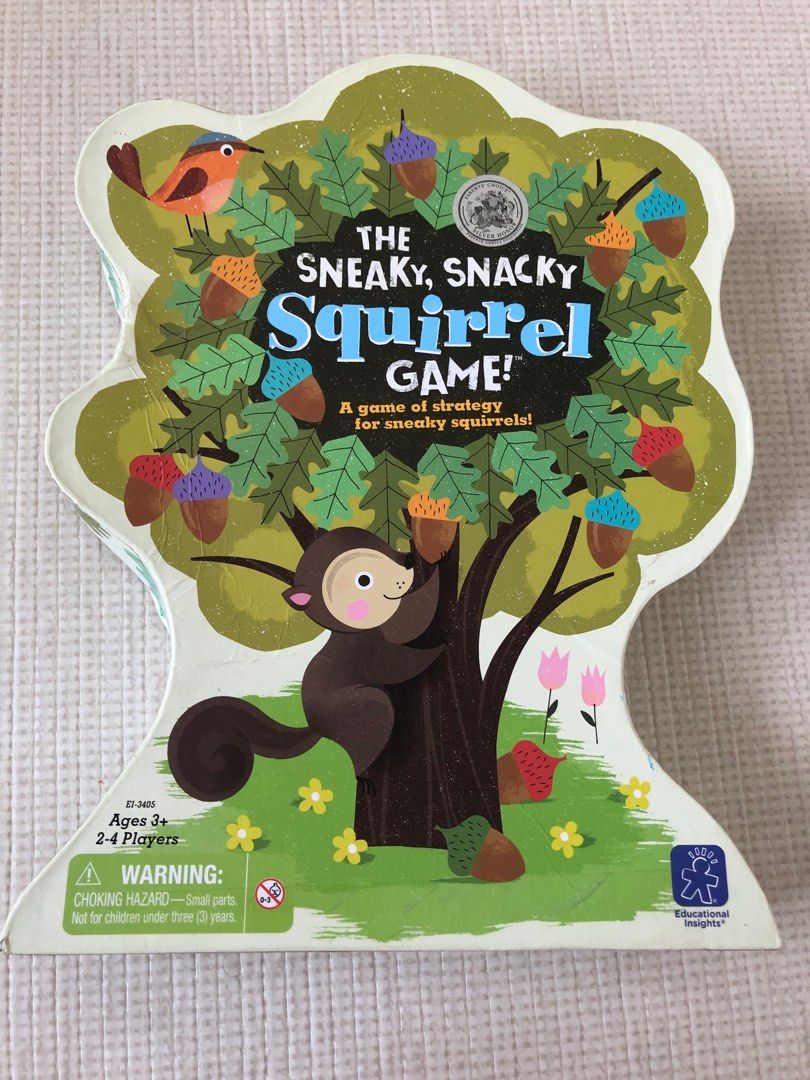 Sneaky snacky squirrel by educational insights board game (trains