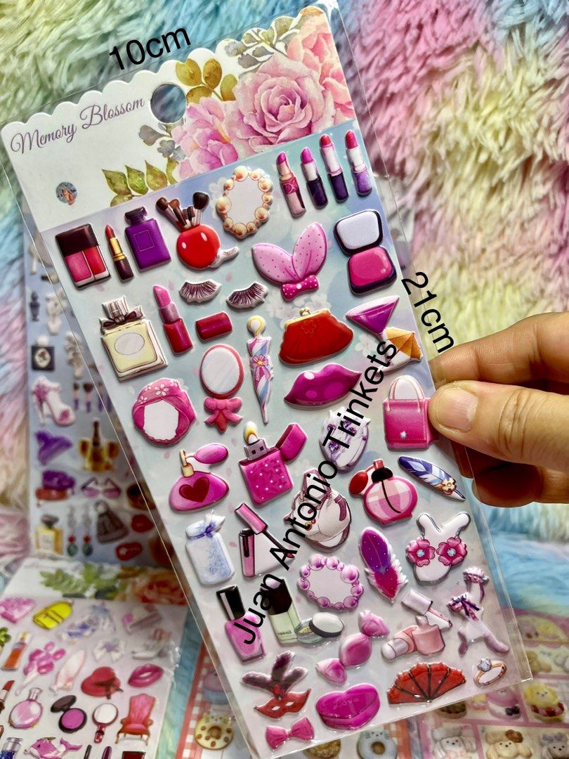 Sticker Foam 3D Embossed Patch Sticker on Carousell