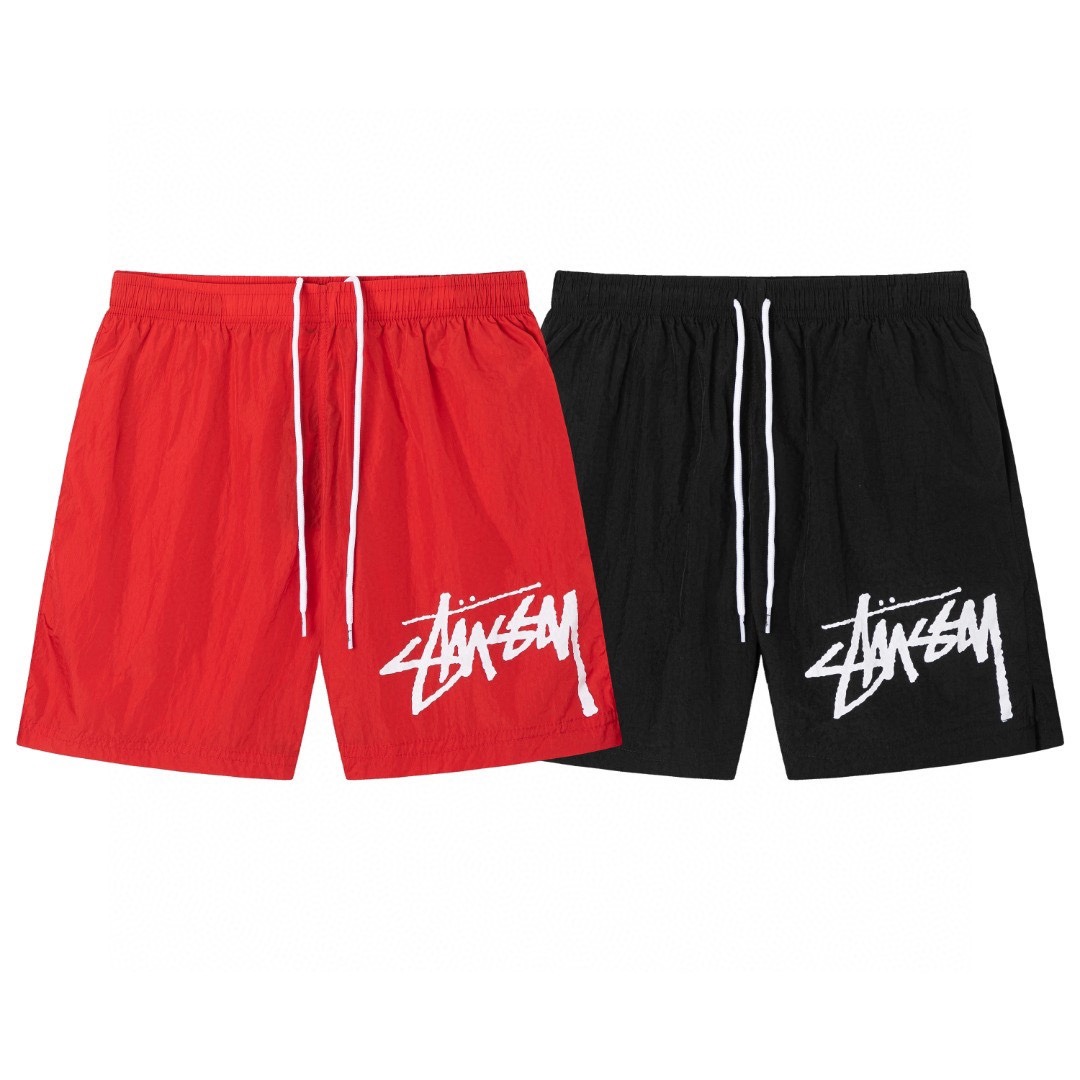 Stussy✖️ Nike 聯名沙灘褲籃球短褲限量梭織尼龍美式運動休閒雙色潮流