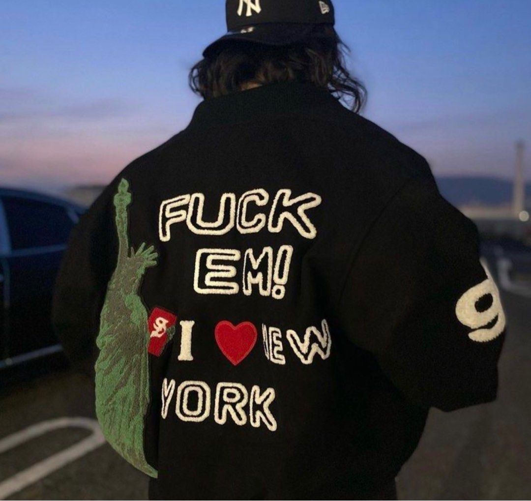 Supreme cactus plant flea market cpfm tourist varsity jacket SS 23