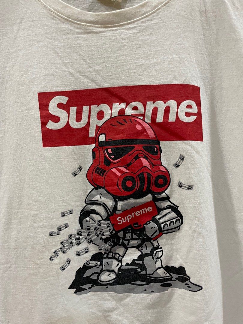 Supreme x Star Wars shirt Men s Fashion Tops Sets Tshirts