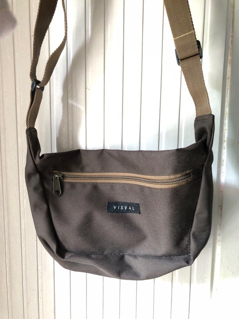 Tas sling bag Visval Walker Brown