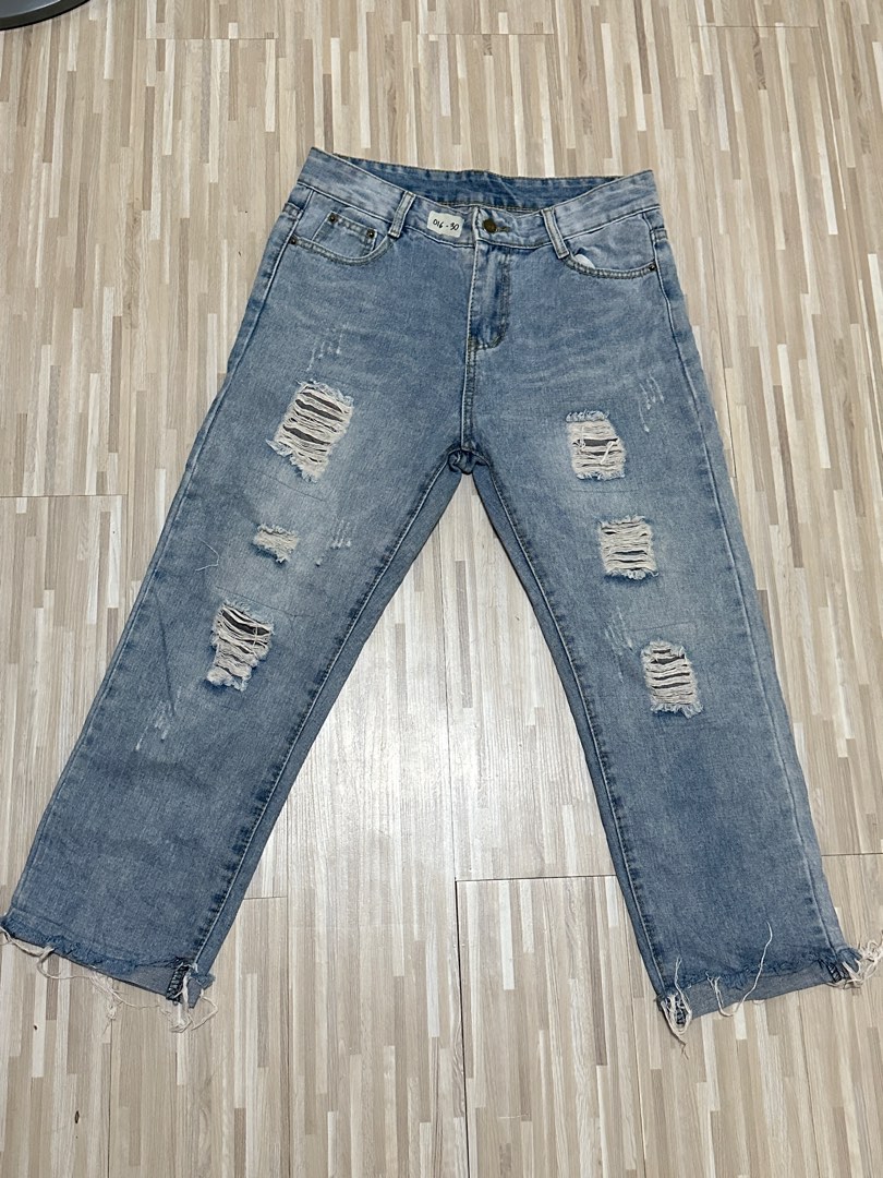 Tattered jeans on Carousell