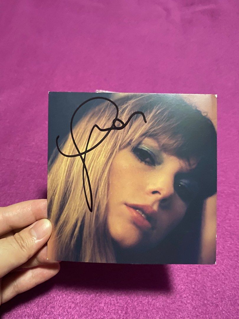 Taylor Swift:Midnights 直筆サイン入りフォト付レコード盤 - レコード