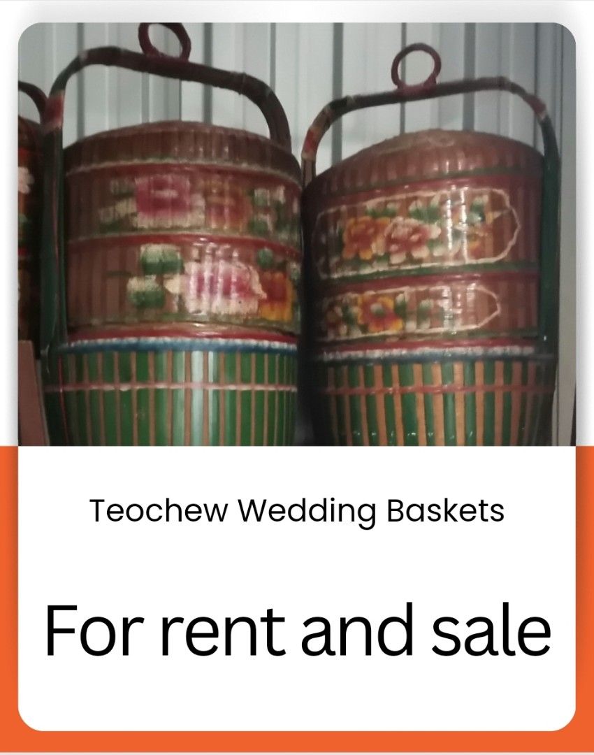 Teochew Wedding Baskets, Hobbies & Toys, Memorabilia & Collectibles