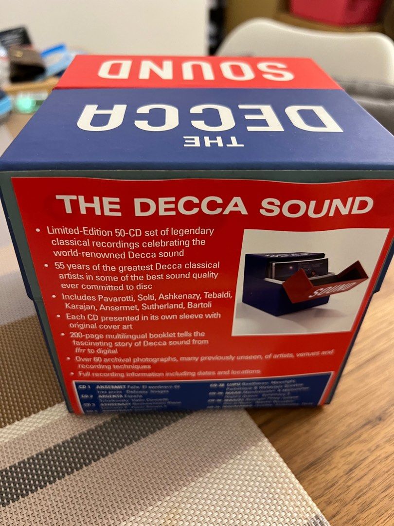 人気アイテム The ☆50枚組CD-BOX Decca THE DECCA - SOUND DECCA 