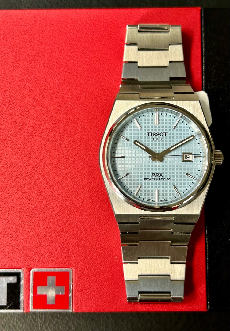 Tissot PRX Powermatic 80 Ice Blue Brand New on Carousell