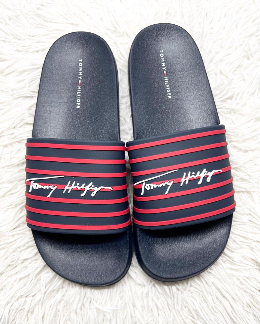 Tommy Hilfiger TH Women's Pool Slides Slippers. Size: 8 US