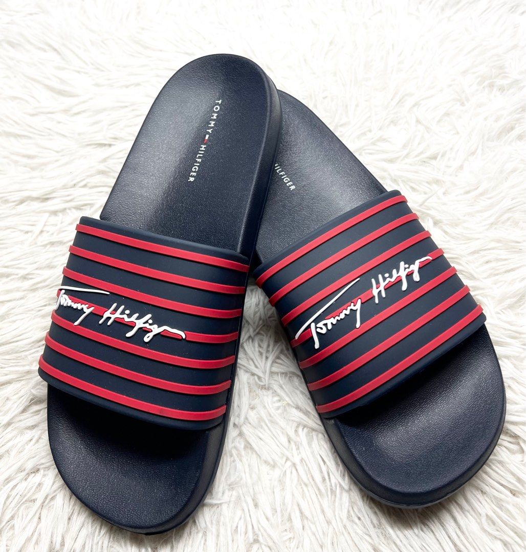 Tommy Hilfiger TH Women's Pool Slides Slippers. Size: 8 US