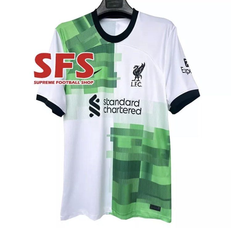 Top Quality 2023 24 LFC Liverpool Jersey Home Soccer Football Jersey T shirt Sports Loose Fans Version S 5XL