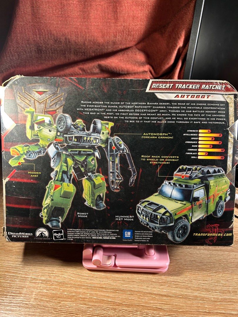 Transformers Desert tracker Ratchet on Carousell