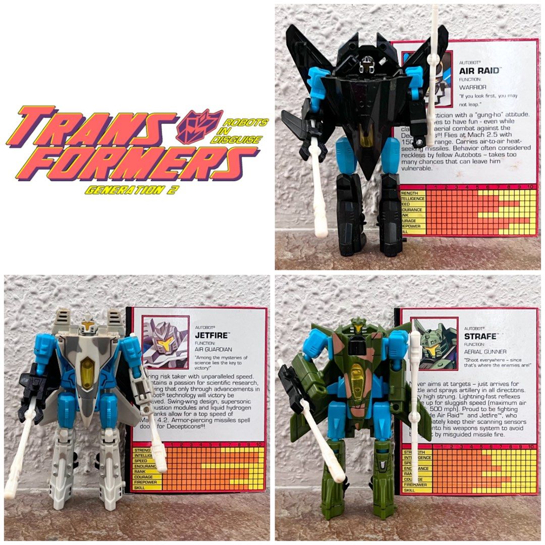 Transformers Generation Autobot Air Raid (Cyberjets) (1994) [並行輸入品]：スカイマーケットプラス  ○絶賛レビュー続出○