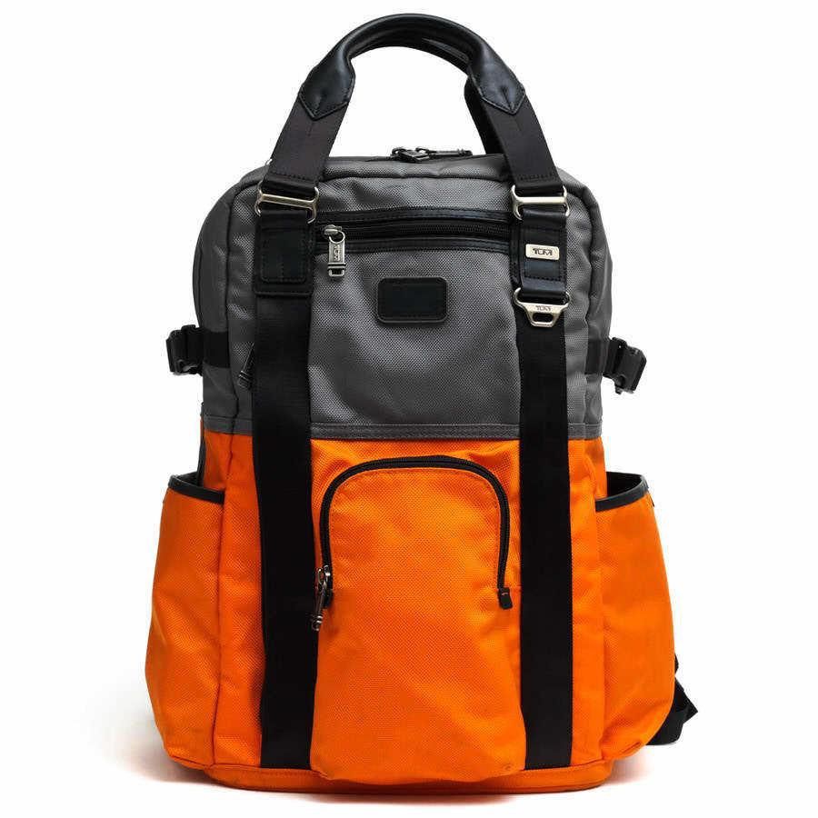 Tumi orange backpack sales
