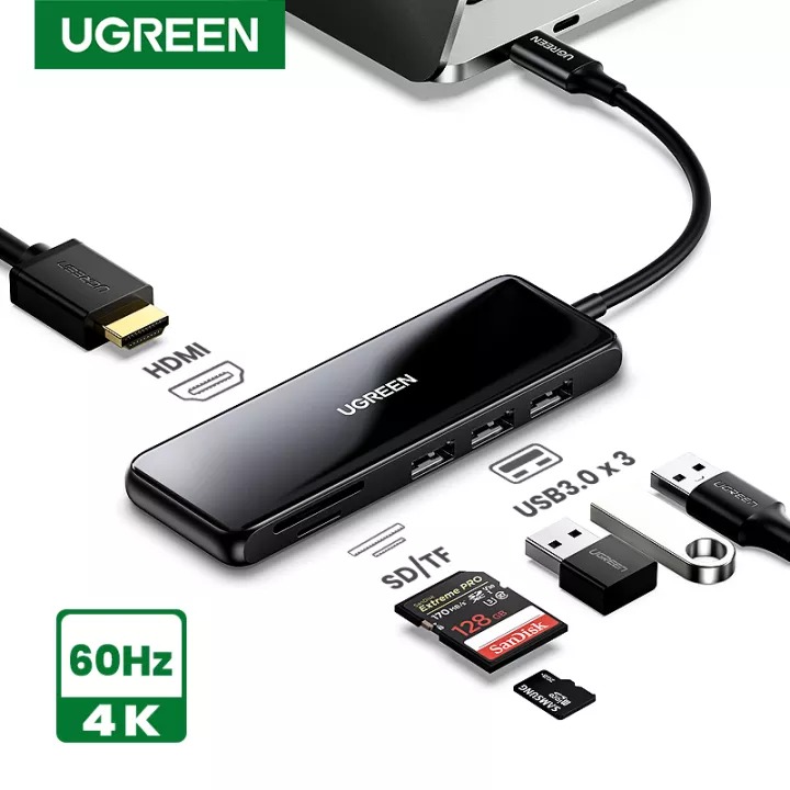 UGREEN USB-C Multi-purpose Hub (Premium Sleek Glass Version), Mobile ...