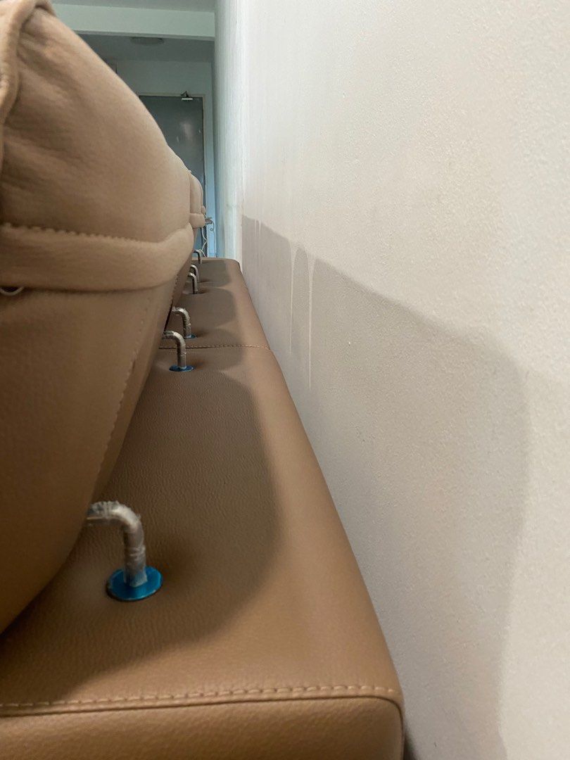 (Under warranty) 4 seater Leather sofa (6 months used only), Furniture