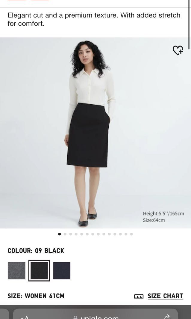 Uniqlo formal discount skirt