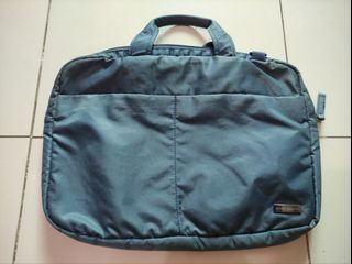 Used blue Asus laptop bag