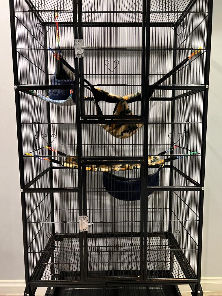 Large sugar hot sale glider cage