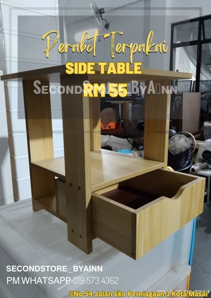 Used Side Table, Furniture & Home Living, Furniture, Tables & Sets on Carousell