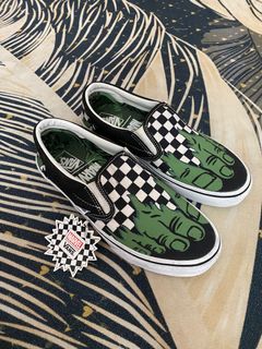 Vans x marvel hulk slip on online