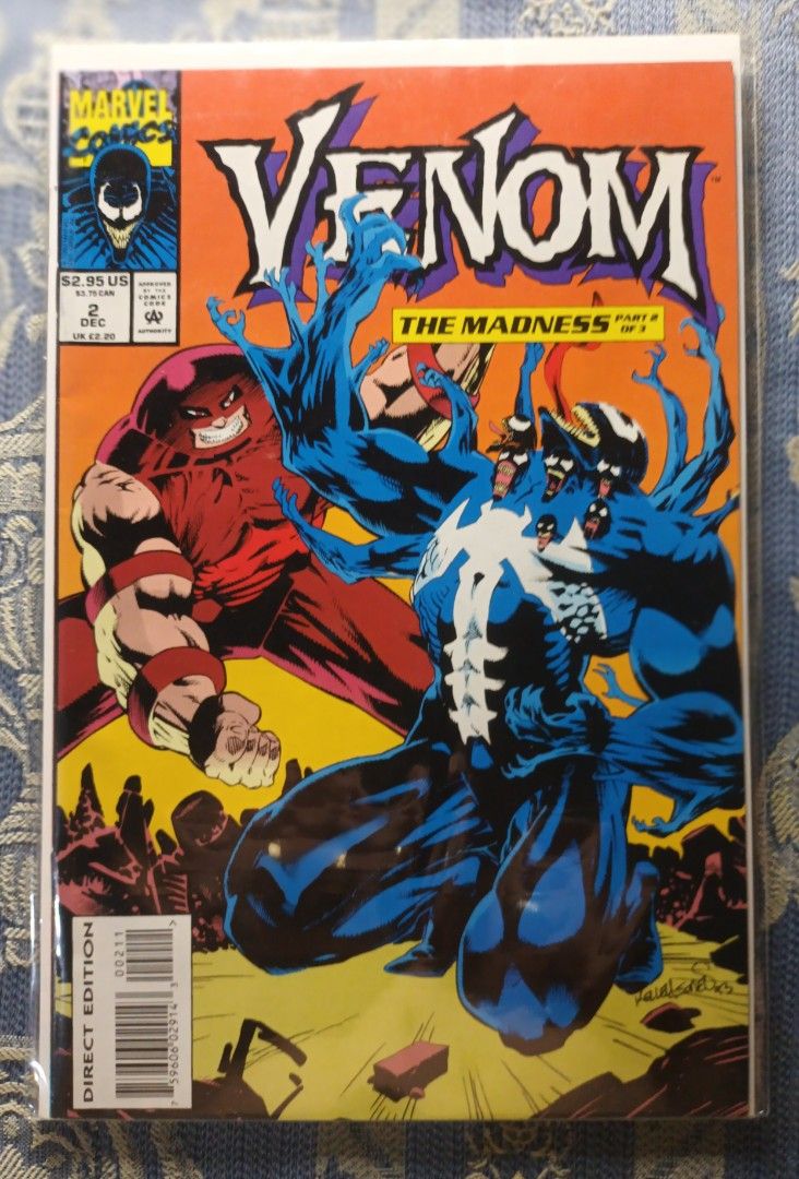 Venom: The Madness Set (Category: Comics & Manga) located in Marikina City. Submitted by ferdzramos3691 (Listing ID 1230639239, Image 3). Description: Selling Venom: The Madness # 1 - 3 (complete set). Written by Ann Nocenti, illustrated by Kelly Jones with John Beatty on inks. Marvel Comics, Year 1993 All comics in Very Fine conditions with individual bag and boards. Mode of Payment: Gcash Pm if interested.