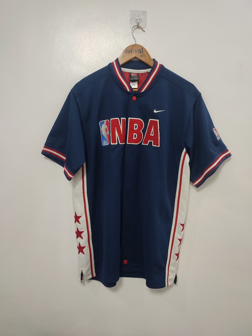 vintage 90s nba warm up shooting shirt, Men's Fashion, Tops & Sets, Tshirts  & Polo Shirts on Carousell