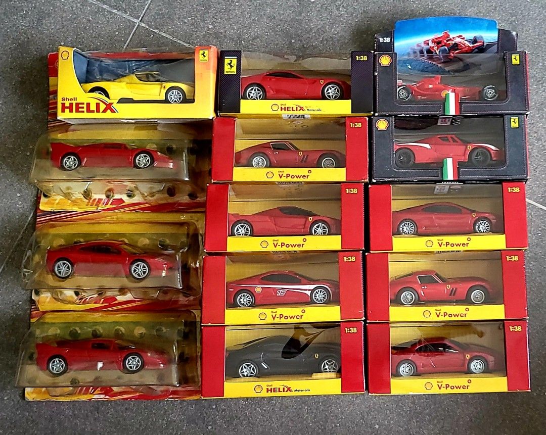 Vintage and Rare Shell ft. Ferrari car collection Hobbies Toys Memorabilia Collectibles Vintage Collectibles on Carousell