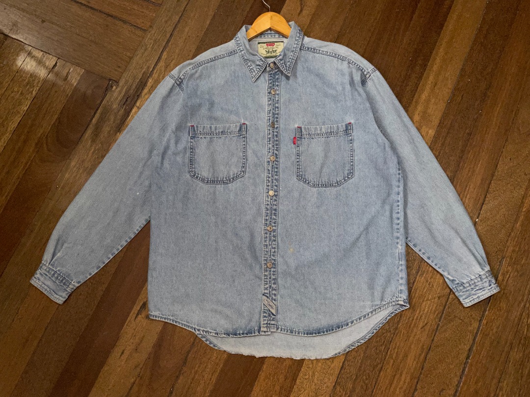 Vintage Lip Service Denim Button Up (S)