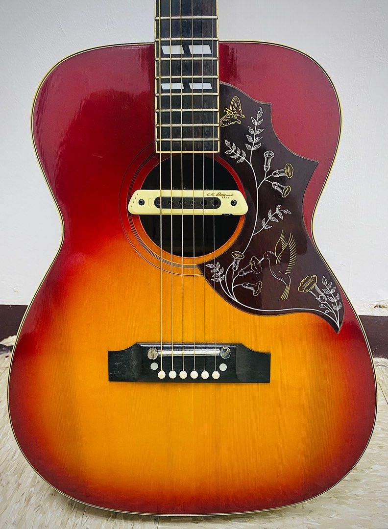 Vintage pre lawsuit 1975 Ibanez Concord 683 Hummingbird Cherry