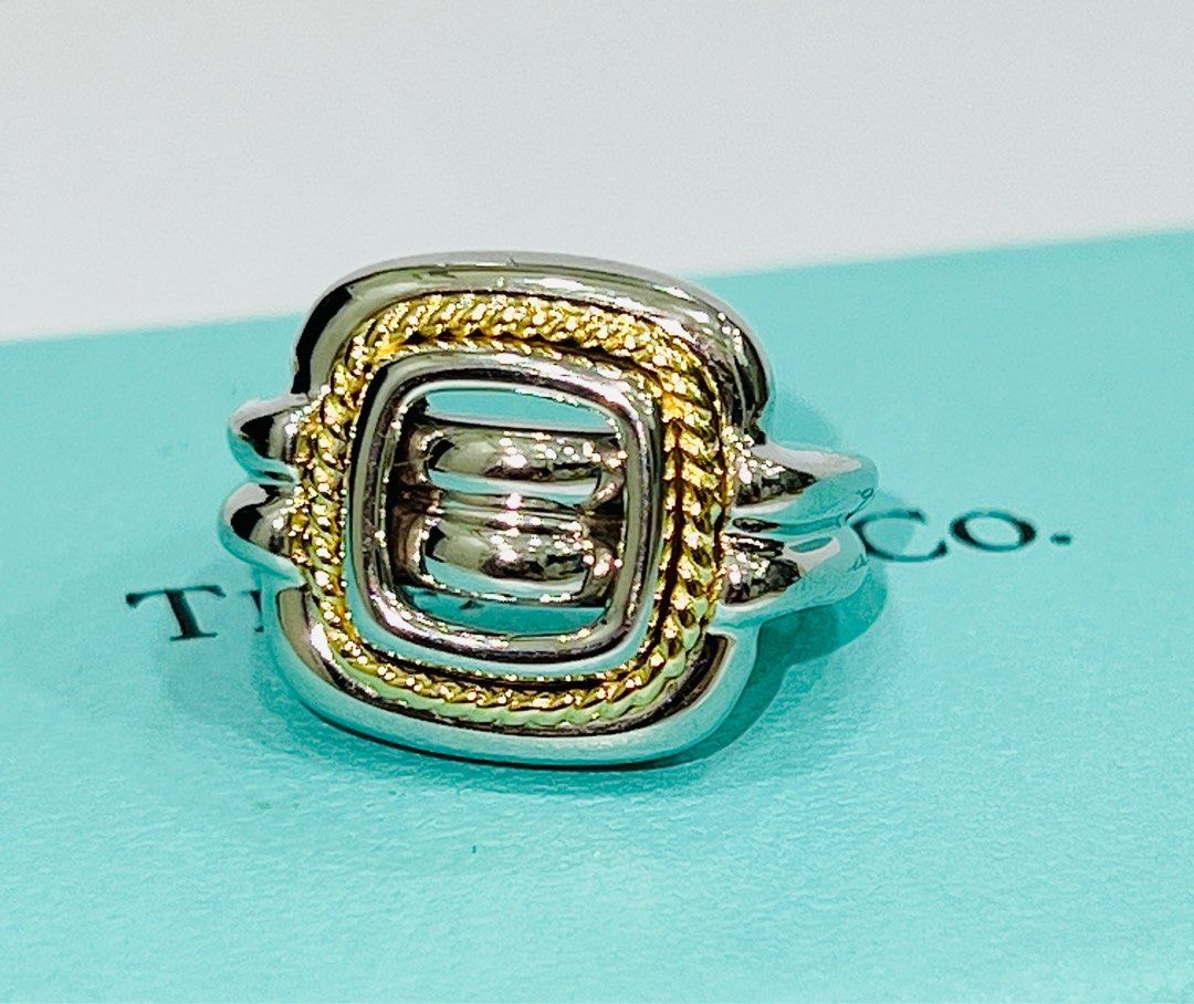 Tiffany and co 925 750 ring on sale