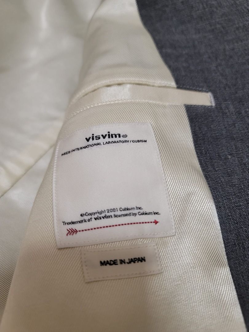 Visvim 20AW KIVA BLAZER (W/L) Jkt Jacket Coat L/S Grey Size 4 L