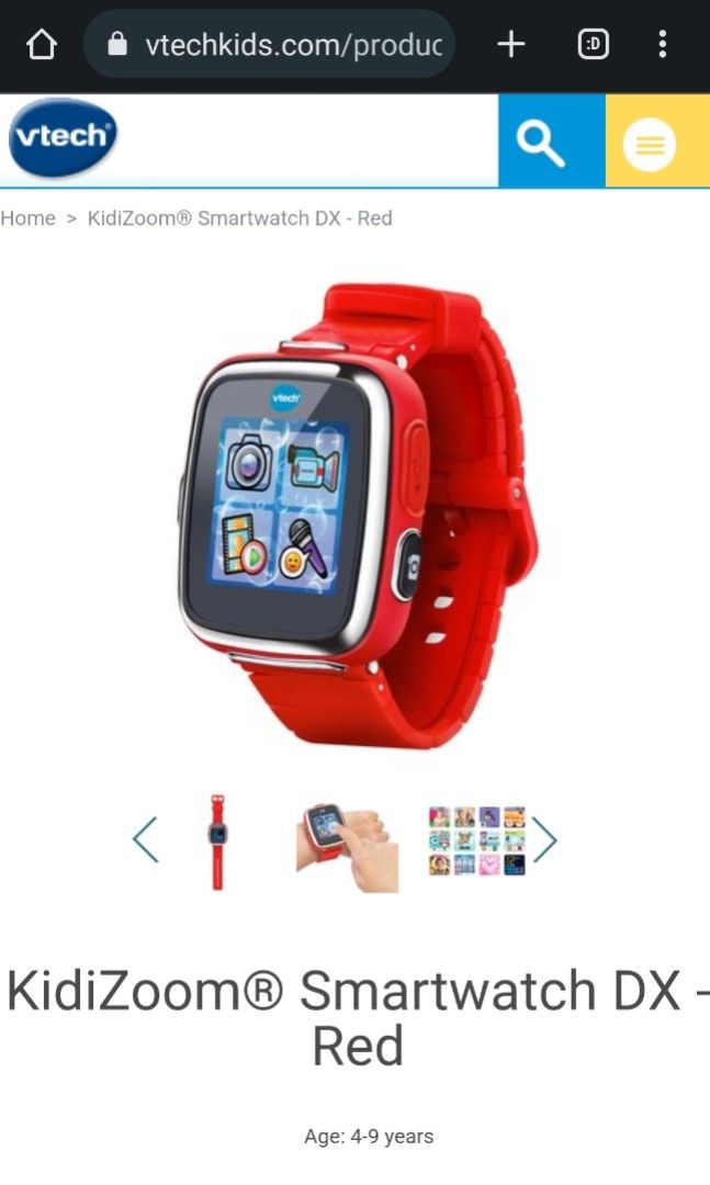 Vtech kidizoom smartwatch best sale dx