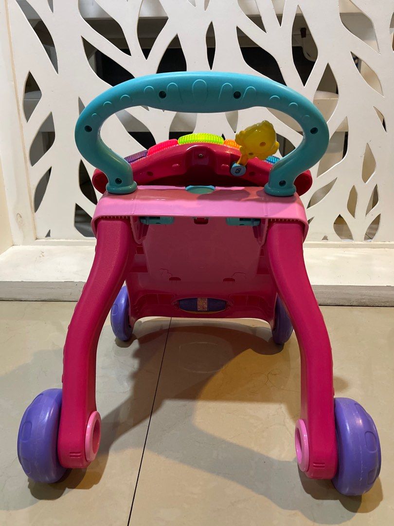 Vtech push walker (Category: Kids Tables & Chairs) located in Manila. Submitted by casperbear (Listing ID 1230588674, Image 3). Description: Vtech push walker Selling for 2.2k Working lights and sounds Like new.