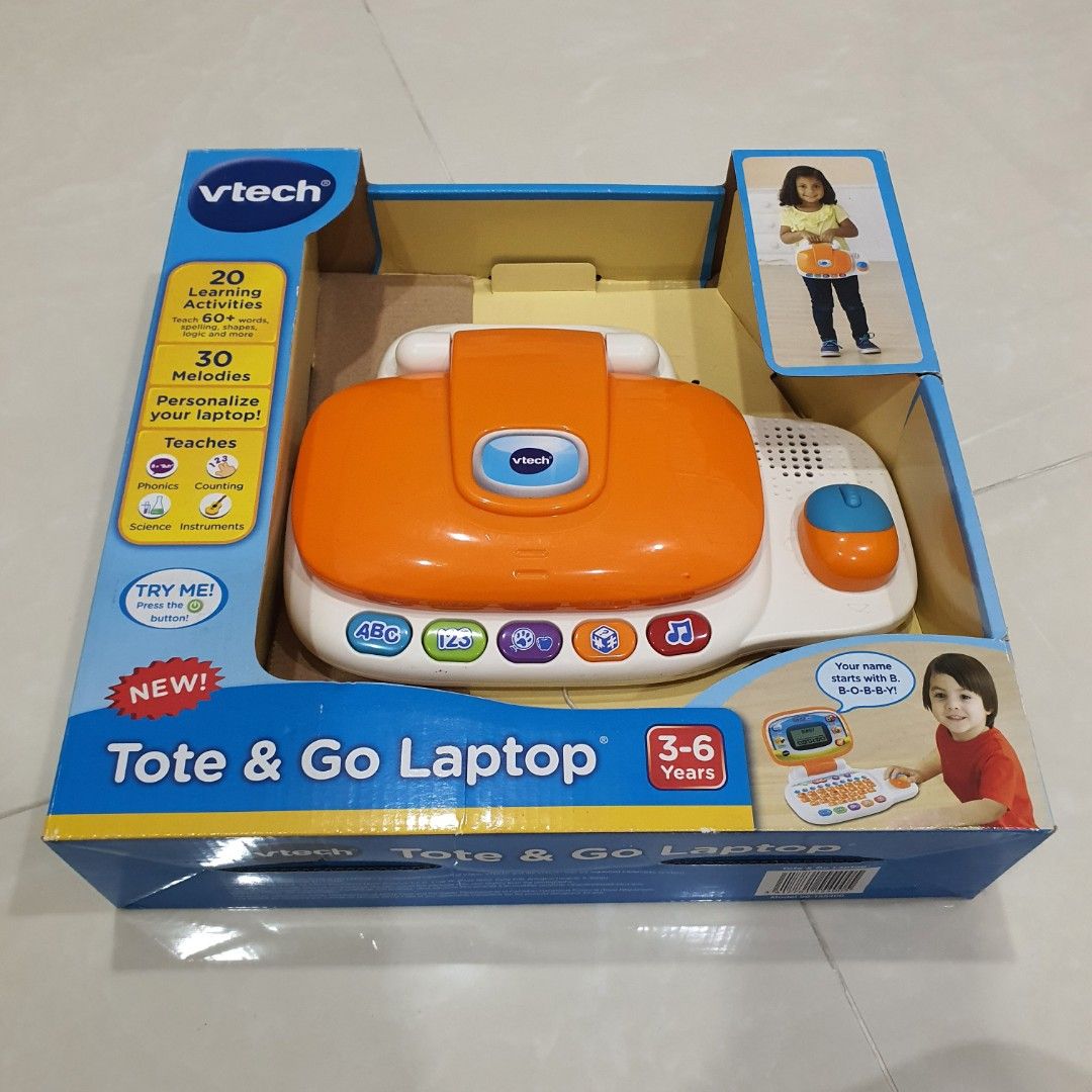 Vtech tote'n Go Laptop, Babies & Kids, Infant Playtime on Carousell