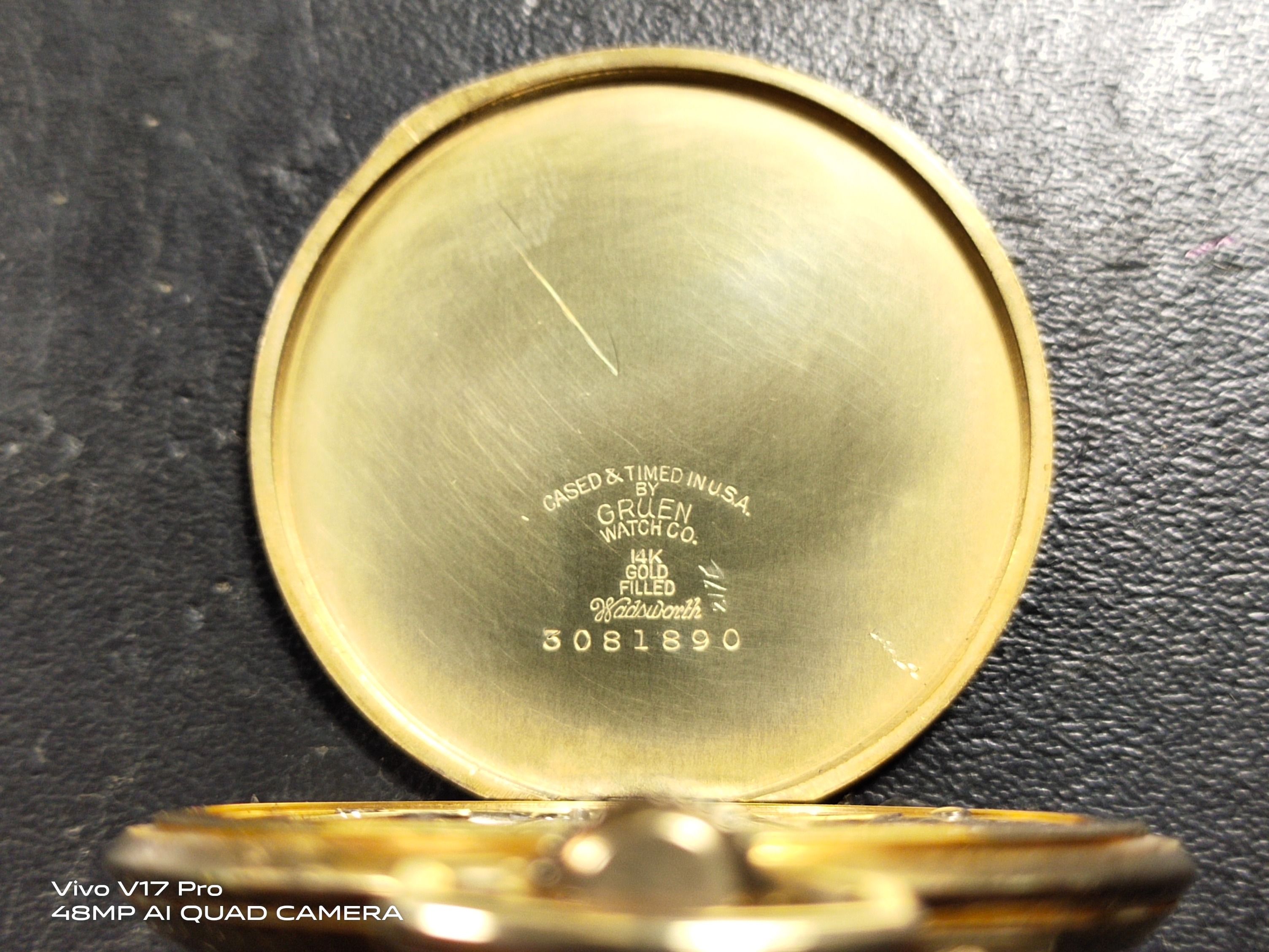 Gold gruen watch outlet