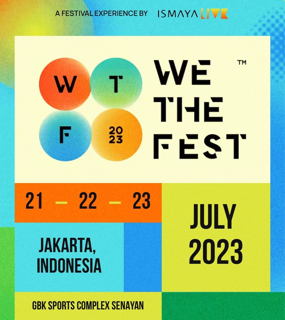 WE THE FEST ticket!, Tickets & Vouchers, Event Tickets on Carousell