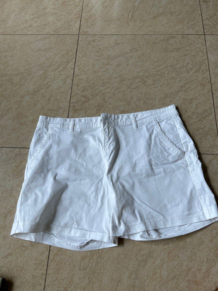 White chino online shorts womens