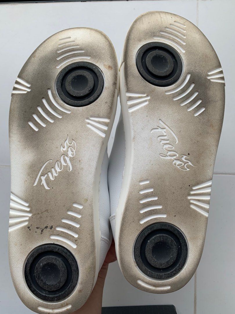 White split sole clogging shoes on sale