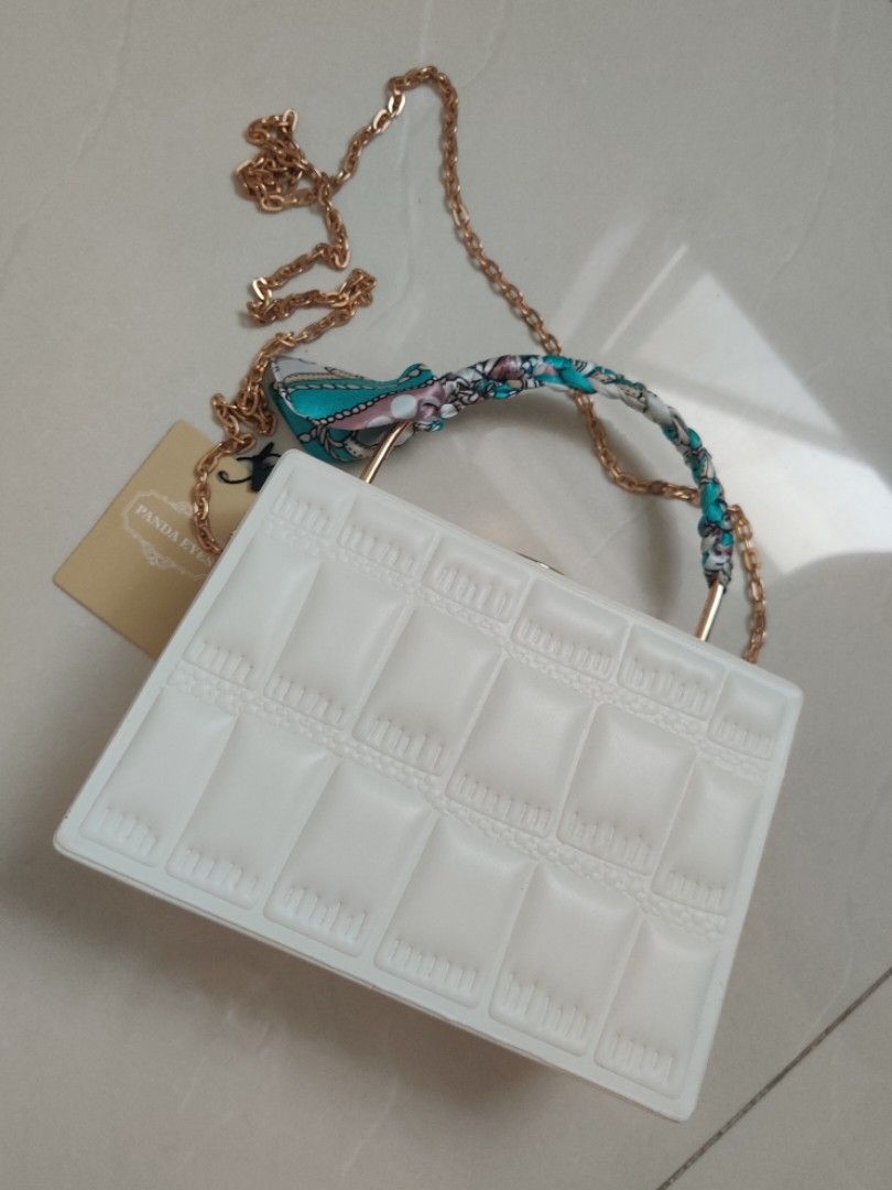 White structured bag sales