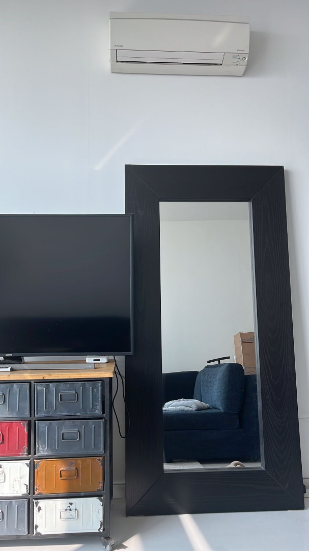 wooden full length ikea mongstad mirror, Furniture & Home Living, Home